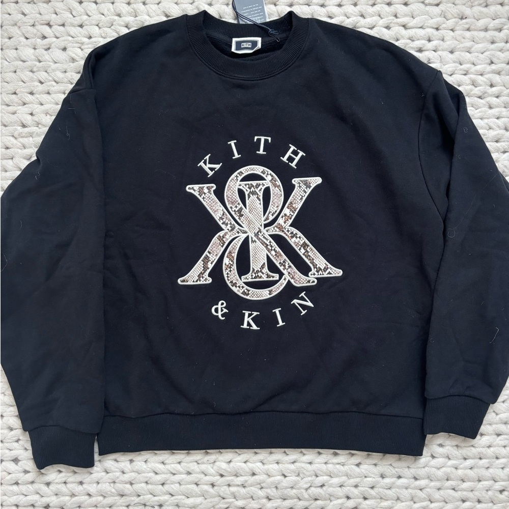 Kith & Kin snakeskin crewneck